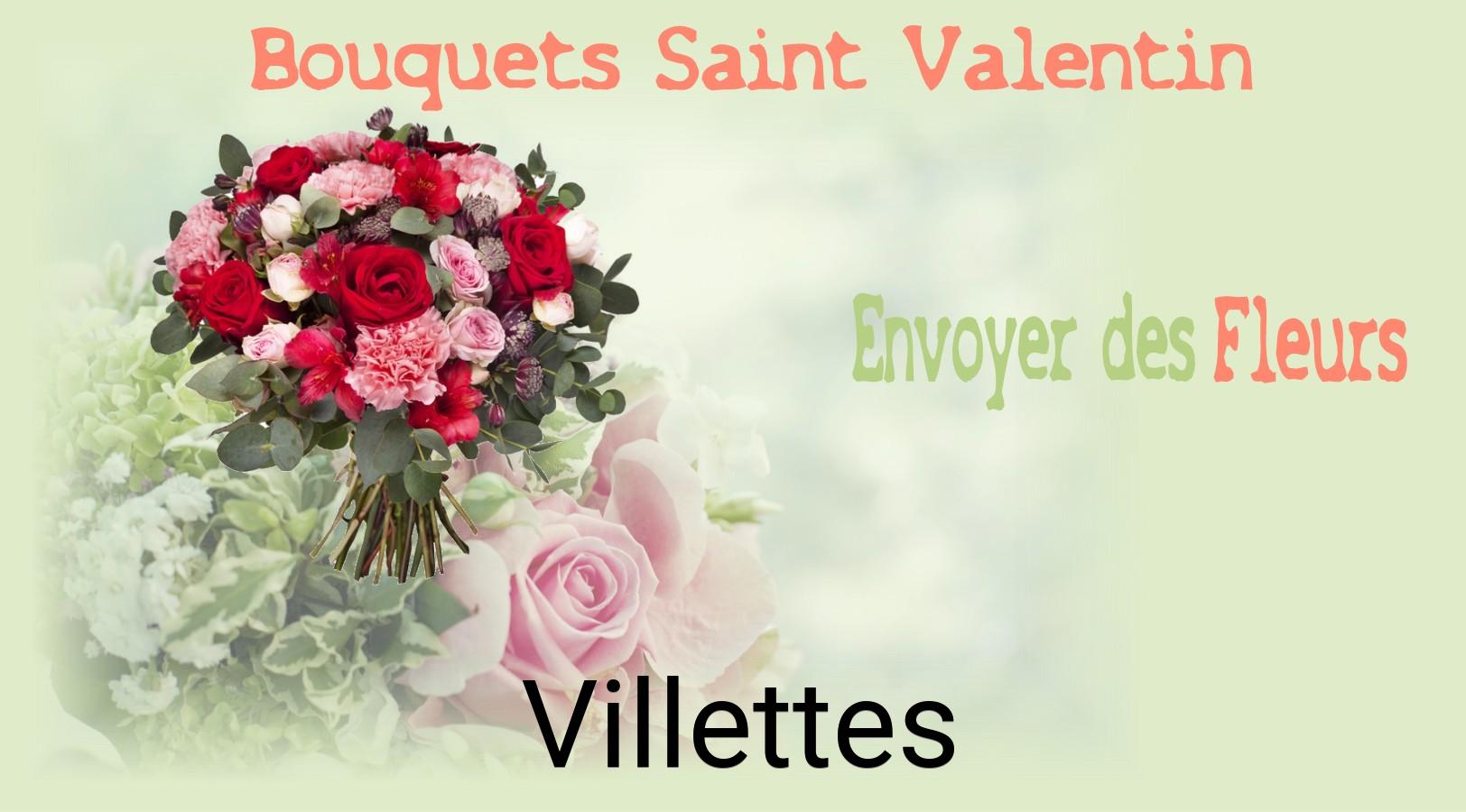 Roses de Saint-Valentin livrées à Villettes